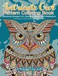 Intricate Owl Pattern Coloring Book - Bild 1