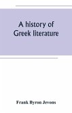 A history of Greek literature