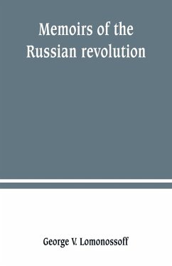 Cover Memoirs of the Russian revolution