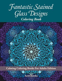 Fantastic Stained Glass Designs Coloring Book - Activibooks