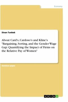 About Card's, Cardoso's and Kline's &quote;Bargaining, Sorting, and the Gender Wage Gap: Quantifying the Impact of Firms on the Relative Pay of Women&quote;