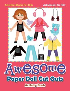 Awesome Paper Doll Cut Outs Activity Book - Activities Books For Kids - For Kids, Activibooks