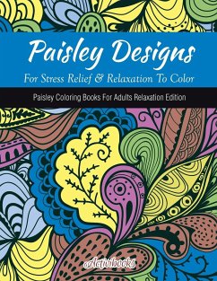 Paisley Designs For Stress Relief & Relaxation To Color - Activibooks