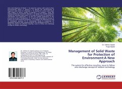 Management of Solid Waste for Protection of Environment:A New Approach