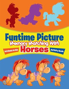 Funtime Picture Memory Matching With Horses Activity Book - For Kids, Activibooks