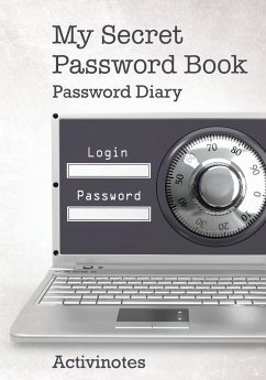 My Secret Password Book - Password Diary - Activinotes