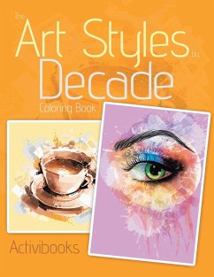 The Art Styles by Decade Coloring Book - Activibooks