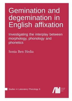 Gemination and degemination in English affixation