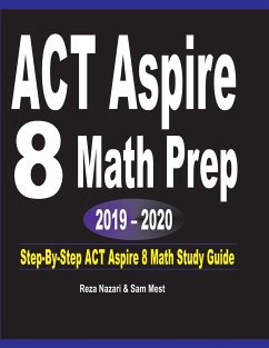 Cover ACT Aspire 8 Math Prep 2019 - 2020