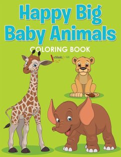 Happy Big Baby Animals Coloring Book - For Kids, Activibooks