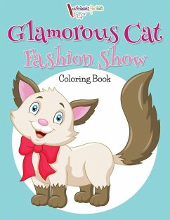 Cover Glamorous Cat Fashion Show Coloring Book