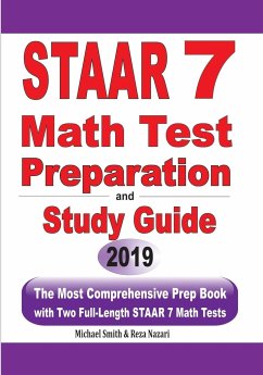 STAAR 7 Math Test Preparation and Study Guide - Smith, Michael; Nazari, Reza