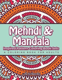 Mehndi & Mandala Inspired Pattern Coloring Book Sets - Activibooks