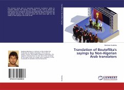 Translation of Bouteflika's sayings by Non-Algerian Arab translators