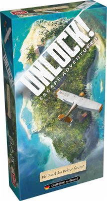 Asmodee SCOD0026 - Unlock! Die Insel des Dr. Goorse, Strategiespiel, Reisespiel