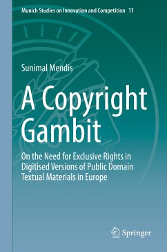 A Copyright Gambit (eBook, PDF) - Mendis, Sunimal