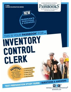 Inventory Control Clerk (C-2616): Passbooks Study Guide Volume 2616 - National Learning Corporation