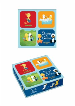 Duck & Goose Matching Game: A Memory Game with 20 Matching Pairs for Children - Hills, Tad