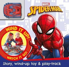 Marvel Spider-Man: Busy Board with Wind-Up Car & Track [With Toy] - Igloobooks