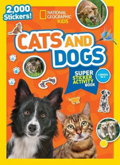National Geographic Kids Cats and Dogs Super Sticker Activity Book - Kids, National Geographic