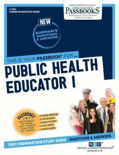 Public Health Educator I (C-2354): Passbooks Study Guide Volume 2354 - National Learning Corporation