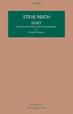 Duet: For Two Violins and String Ensemble Study Score