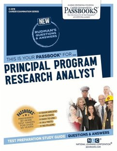 Principal Program Research Analyst (C-2218): Passbooks Study Guide Volume 2218 - National Learning Corporation