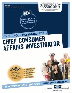 Chief Consumer Affairs Investigator (C-2378): Passbooks Study Guide Volume 2378 - National Learning Corporation