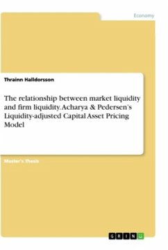 The relationship between market liquidity and firm liquidity. Acharya & Pedersen¿s Liquidity-adjusted Capital Asset Pricing Model