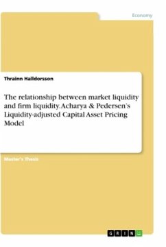 The relationship between market liquidity and firm liquidity. Acharya & Pedersen¿s Liquidity-adjusted Capital Asset Pricing Model - Halldorsson, Thrainn