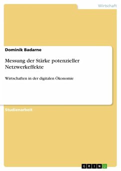 Messung der Stärke potenzieller Netzwerkeffekte Messung der Stärke potenzieller Netzwerkeffekte