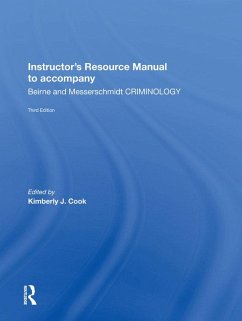 Cover Instructor's Manual To Accompany Criminology (eBook, ePUB)