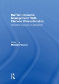 Human Resource Management 'with Chinese Characteristics' (eBook, ePUB)