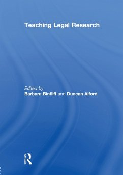 Teaching Legal Research (eBook, ePUB)
