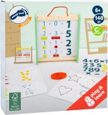 small foot 11461 - Lernbox, Holz, Mathe, Zahlen, Zählen, Aufbewahrungsbox