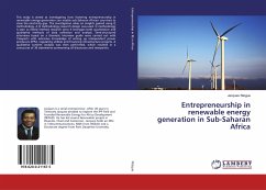 Entrepreneurship in renewable energy generation in Sub-Saharan Africa