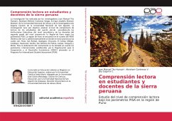 Comprensión lectora en estudiantes y docentes de la sierra peruana