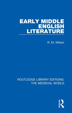 Early Middle English Literature (eBook, ePUB) - Wilson, R. M.