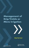 Management of Drip/Trickle or Micro Irrigation (eBook, PDF)