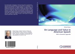 On Language and Value in American Speech - Shapiro, Michael