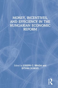 Cover Money, Incentives and Efficiency in the Hungarian Economic Reform (eBook, PDF)