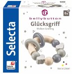 Selecta 64002 - bellybutton, Glücksgriff, Wolken-Greifling, Holz, grau, 7,5 cm