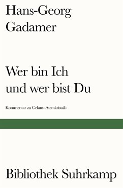 Wer bin Ich und wer bist Du? - Gadamer, Hans-Georg