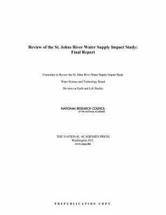 Review of the St. Johns River Water Supply Impact Study - National Research Council; Division On Earth And Life Studies; Water Science And Technology Board; Committee to Review the St Johns River Water Supply Impact Study