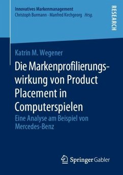 Die Markenprofilierungswirkung von Product Placement in Computerspielen - Wegener, Katrin M.