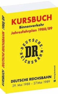 Kursbuch der Deutschen Reichsbahn 1988/89