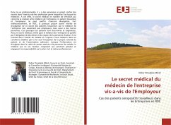 Le secret médical du médecin de l'entreprise vis-a-vis de l'Employeur - Omadjela Mbidi, Didier