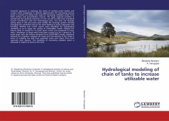 Hydrological modeling of chain of tanks to increase utilizable water