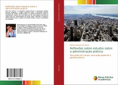 Reflexões sobre estudos sobre a administração pública - De Souza, Adriano Augusto