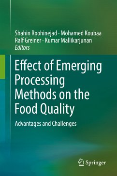 Effect of Emerging Processing Methods on the Food Quality (eBook, PDF)